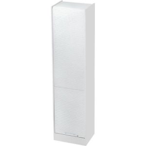Rollladenschrank ULM, B 500 x T 400 x H 2004 mm, lichtgrau/lichtgrau