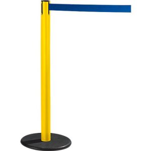 RS-GUIDESYSTEMS® Gurtpfosten GLA 28, gelb, Gurt blau