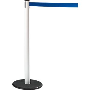 RS-GUIDESYSTEMS® Gurtpfosten GLA 28, weiß, Gurt blau