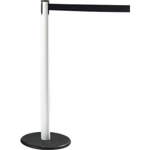 RS-GUIDESYSTEMS® Gurtpfosten GLA 28, weiß, Gurt schwarz