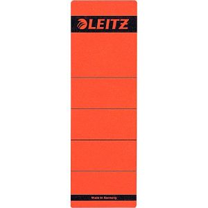 Rückenschild LEITZ®, Rückenbreite 80 mm, selbstklebend, 10 Stück, rot