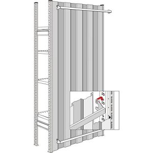 Rückwände, für Feldbreite 1283 mm, H 2490 mm