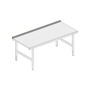 Rückwandboard für Pack- und Arbeitstisch Rocholz System 2000, B 2000 x T 40 x H 40 mm, hellgrau