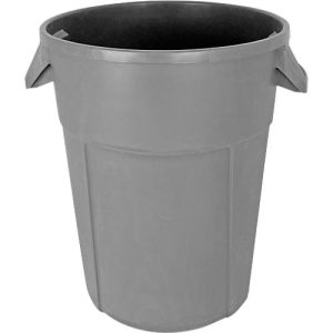 Rundbehälter, lebensmittelecht, 85 l, grau