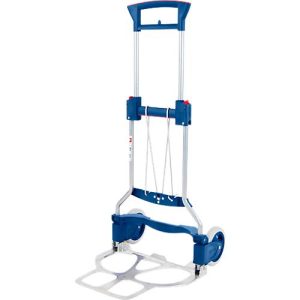 Sackkarre RuXXac-cart Business XL, bis 125 kg, elastisches Spannband, Bockrollen, Aluminium/Stahlrohr/Kunststoff, blau-rot-silber