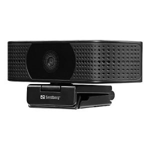 Sandberg USB Webcam Pro Elite 4K UHD – Webcam – Farbe – 8,3 MP – 3840 x 2160 – 1080p, 4K