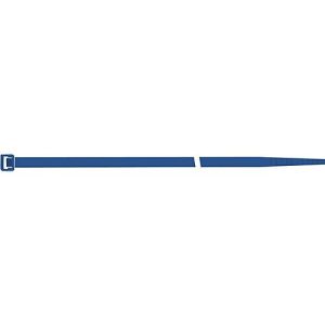 SapiSelco Kabelbinder, L 280 x B 4,5 mm, Polyamid 6.6 blau, innenverzahnt, UL94 V2, 220N Zugbelastung, 100 Stück