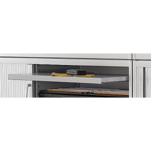 Schäfer Shop Genius Auszugsboden TETRIS SOLID, aus Stahl,B1200 mm,weißalu