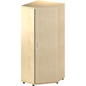 Schäfer Shop Genius Eckschrank TETRIS WOOD, 5 OH, B 800 x H 1910 mm, Höhe inkl. Gleiter, Ahorn-Dekor