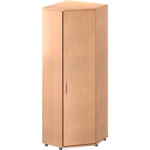 Schäfer Shop Genius Eckschrank TETRIS WOOD, 6 OH, B 800 x H 2270 mm, Höhe inkl. Gleiter, Buche-Dekor