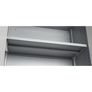 Schäfer Shop Genius Fachbodenunterzug TETRIS SOLID, für Schränke mit B 800 mm & 25 mm starken Stahl-Fachböden, erhöht Tragkraft auf 75 kg, w.alu