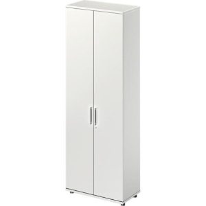 Schäfer Shop Genius Flügeltürenschrank TETRIS WOOD, 6 OH, Höhe inkl. Gleiter, B 800 mm, lichtgrau