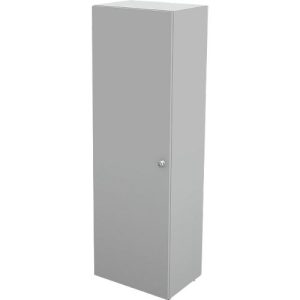 Schäfer Shop Genius Garderobenschrank TETRIS WALL, 1 Fachboden, Türanschlag links, B 600 x T 440 x H 1880 mm, lichtgrau