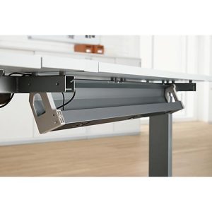 Schäfer Shop Genius Kabelkanal PLANOVA ERGOSTYLE, B 1138 mm für 1600er Tisch, anthrazit