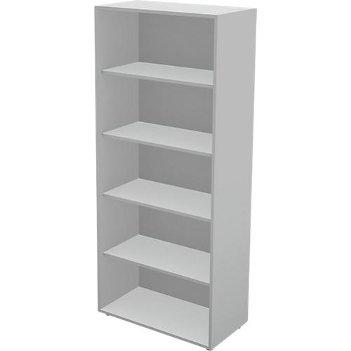 Schäfer Shop Genius Regal TETRIS WALL, 5 Ordnerhöhen, B 800 x T 420 x H 1880 mm, lichtgrau