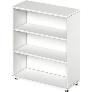 Schäfer Shop Genius Regal TETRIS WOOD, 3 OH, Höhe inkl. Gleiter, B 1000 mm, weiß