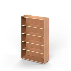 Schäfer Shop Genius Regal TETRIS WOOD, 5 OH, Höhe inkl. Gleiter, B 1000 mm, Buche-Dekor