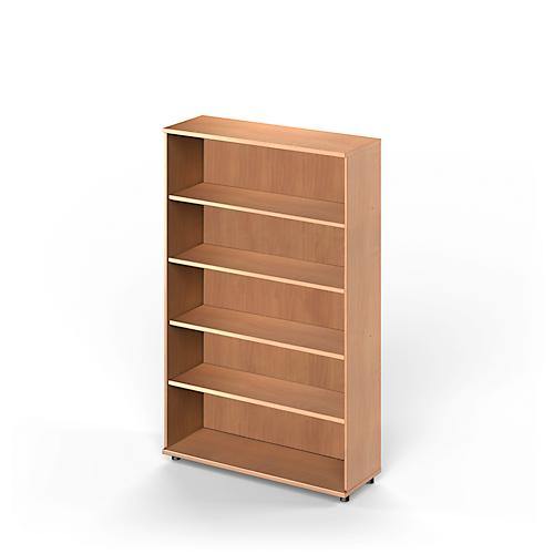 Schäfer Shop Genius Regal TETRIS WOOD, 5 OH, Höhe inkl. Gleiter, B 1000 mm, Buche-Dekor