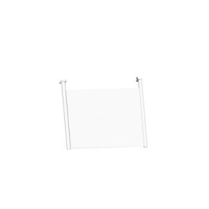Schäfer Shop Genius Rückseitenblende, für Schreibtisch B 800 mm, H 466 mm, weiß