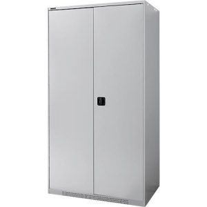 Schäfer Shop Genius Schwerlastschrank FS, Stahlblech, B 1055 x T 620 x H 1950 mm, 5 OH, weißalu, bis 1000 kg