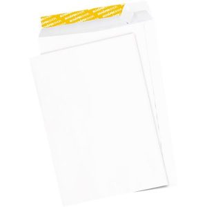 Schäfer Shop Genius Versandtaschen, haftklebend, ohne Fenster, C4, 120 g/m², 250 Stück, Papier, weiß