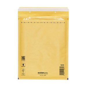 Schäfer Shop Pure Luftpolstertasche, braun, 100 St., 270×360 mm (C4), 290×370 mm