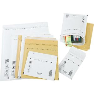 Schäfer Shop Pure Luftpolstertasche, braun, 200 St., 95×165 mm/120×175 mm