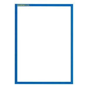 Schäfer Shop Pure SSI Magnetrahmen Standard, DIN A4 Hochformat, 5 Stück, blau
