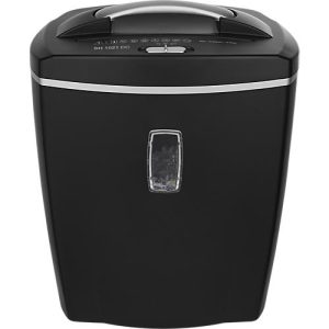 Schäfer Shop Select Aktenvernichter SH 1021 CC, Partikelschnitt 5 x 18 mm, P-4, 21 l, 10 Blatt bzw. 1 CD Schnittleistung, schwarz