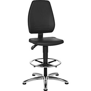 Schäfer Shop Select Arbeitsdrehstuhl Pro Industrie mit Gleitern und Aufstiegshilfe