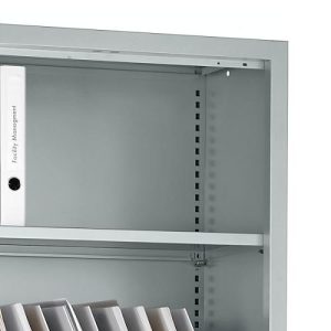 Schäfer Shop Select Fachböden MS iCONOMY, inklusive Halterung, B 1200 mm, 2 Stück, lichtgrau