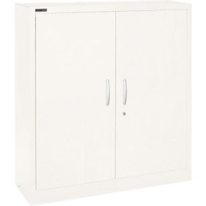 Schäfer Shop Select Flügeltürenschrank MS iCOLOUR, Stahl, 3 Ordnerhöhen, B 1200 mm, weiß RAL 9003