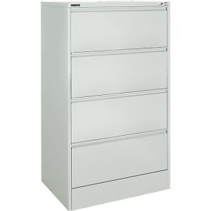 Schäfer Shop Select Hängeregistraturschrank MS iCONOMY, Stahl, 2-bahnig, offener Rahmen, B 780 mm, weißaluminium RAL 9006