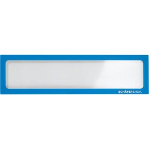 Schäfer Shop Select Magnetrahmen, für Überschriften im A5 Querformat/A4 Hochformat, UV-beständige PET-Folie, blau, 4 Stück