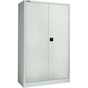 Schäfer Shop Select Materialschrank MS 2512, mit 8 Böden, B 1200 x T 500 x H 1935 mm, lichtgrau