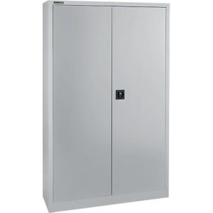 Schäfer Shop Select Materialschrank MS 2512, mit 8 Böden, B 1200 x T 500 x H 1935 mm, weißaluminium
