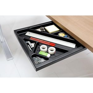 Schäfer Shop Select Materialschublade für Schreibtische, schwarz