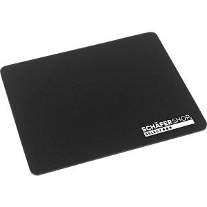 Schäfer Shop Select Mousepad, ultraflach, rutschfest, B 210 x T 180 x H 3 mm, Stoffoberfläche, schwarz