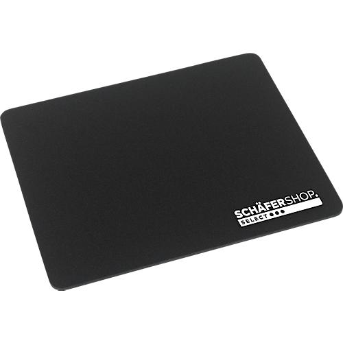 Schäfer Shop Select Mousepad, ultraflach, rutschfest, B 210 x T 180 x H 3 mm, Stoffoberfläche, schwarz