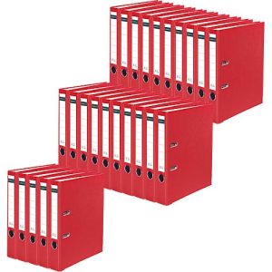 Schäfer Shop Select Ordner, DIN A4, Rückenbreite 50 mm, 25 Stück, rot