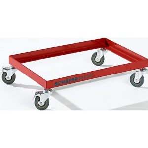 Schäfer Shop Select Rollrahmen, 610 x 410 mm, rot, Tragkraft 200 kg