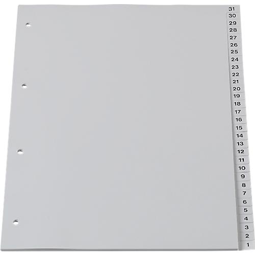 Schäfer Shop Select Rücklaufendes PP-Register, Zahlen 31-1
