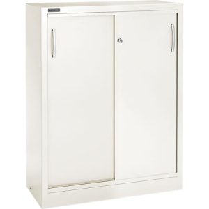 Schäfer Shop Select Schiebetürenschrank, 3 Ordnerhöhen, B 1200 mm, weiß RAL 9003