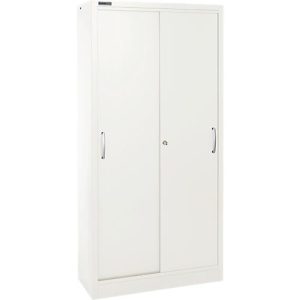 Schäfer Shop Select Schiebetürenschrank, 5 Ordnerhöhen, B 1200 mm, weiß RAL 9003