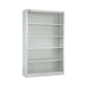 Schäfer Shop Select Stahlregal MS iCONOMY, 5 Ordnerhöhen, B 1200 x T 400 x H 1935 mm, lichtgrau RAL 7035