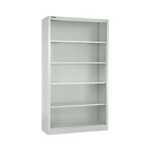Schäfer Shop Select Stahlregal MS iCONOMY, 5 Ordnerhöhen, B 950 x T 400 x H 1935 mm, lichtgrau RAL 7035