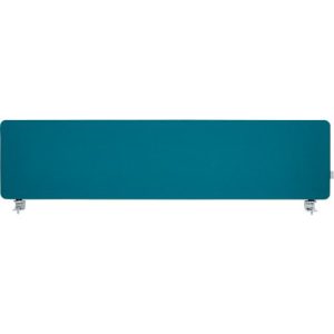 Schäfer Shop Select Tischtrennwand, Materialstärke 30 mm, B 2000 x H 387 mm, 100 % Post-Consumer-Recyclingpolyester, petrol