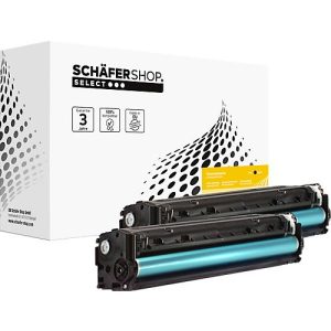 Schäfer Shop Select Toner, ersetzt HP 131X (CF210X), Doppelpack, schwarz