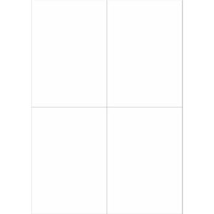 Schäfer Shop Select Universal-Etiketten, 105,0 x 148,0 mm = A6, Permanentkleber, 400 Stück