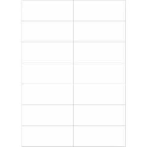Schäfer Shop Select Universal-Etiketten, 105,0 x 42,3 mm, Permanentkleber, 1400 Stück